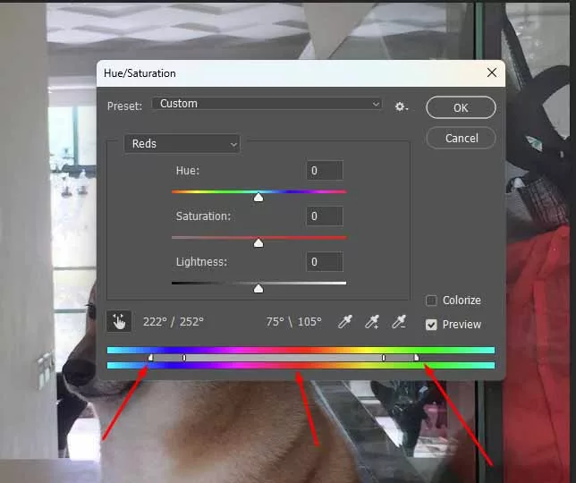 Ảnh chụp cận cảnh thanh Range Sliders