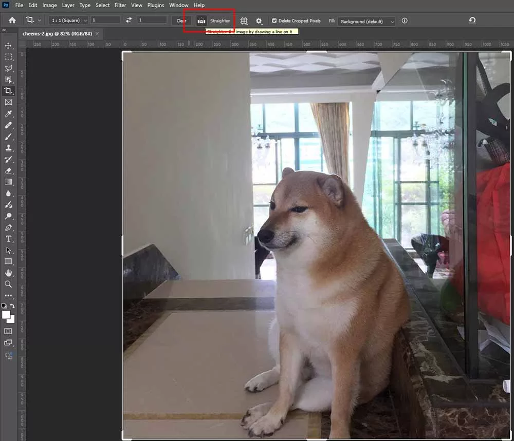 Công cụ Straighten - Cứu tinh cho những bức ảnh nghiêng ngả