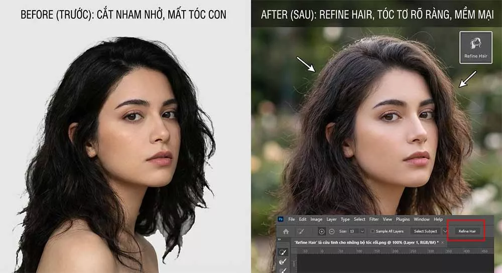 'Refine Hair' là cứu tinh cho những bộ tóc rối