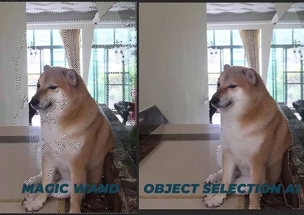 Sự khác biệt giữa chọn theo "Màu sắc" và chọn theo "Ngữ nghĩa