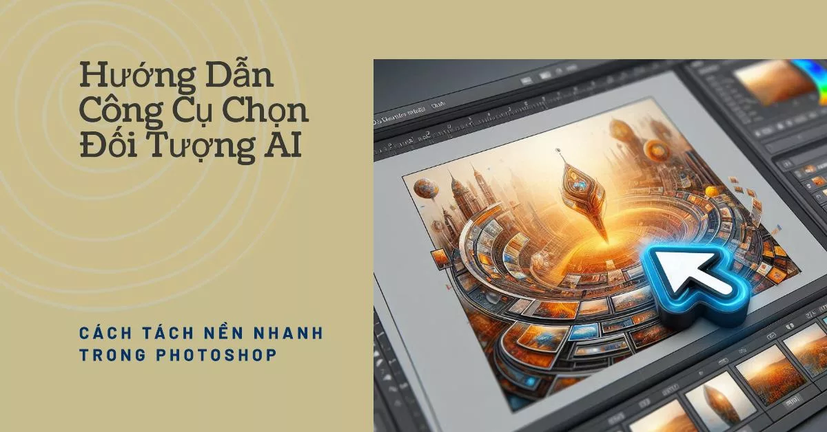 Hướng dẫn toàn tập về Object Selection Tool (AI): Cách mạng hoá quy trình tách nền trong Photoshop