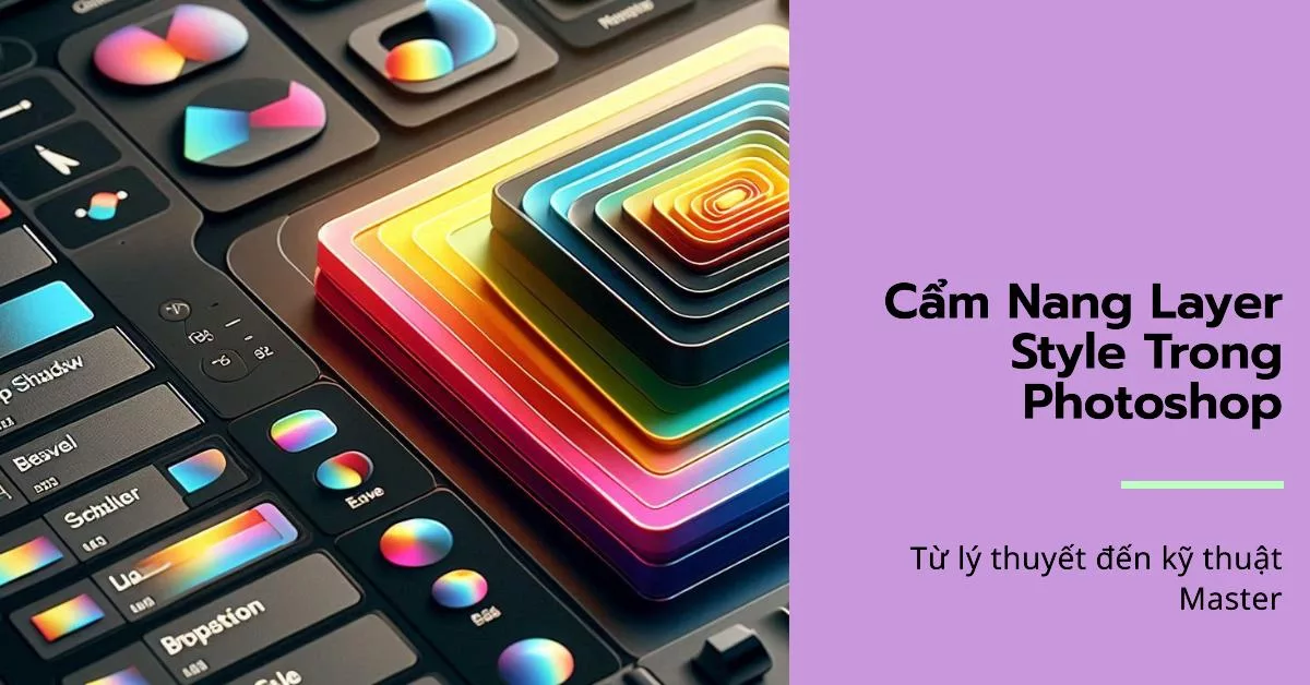 Layer Style trong Photoshop: Cẩm nang toàn diện từ lý thuyết cốt lõi đến kỹ thuật Master